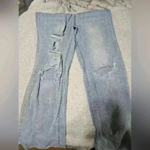 Almost famous distressed light wash jeans! - Picture 2 of 6